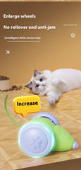 Electric Mouse Car Pet toys Interactive Cat Toy Rechargeable Automatic Teaser with Intelligent Obstacle Avoidance Pet Products