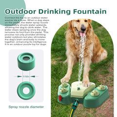 Outdoor Water Sprinkler for Pet, Water Sprinkler for Dogs, Easy Large or Small Pet, Drinking Playset, Dogs Toys for Summer Water
