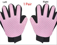 Pet Grooming Gloves Cat Brushes for Gentle Shedding Efficient Pets Hair Remover Mittens - Dog Washing Gloves Cats & Horses
