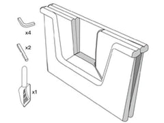 Tall Open Top Cat Litter Box with High Sides and Scoop Portable and Foldable Large Size for Multiple Cats or Big Cat Home Use