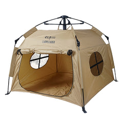 Portable Pet Tent Foldable Pet Playpen for Dogs and Cats Indoors/Outdoors Fully Automatic Waterproof Pet Tent with Carrying Bag