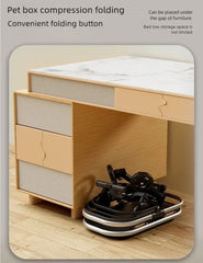 New pet stroller for outdoor use, lightweight and foldable, suitable for medium-sized and small dog and cat households. Outdoor