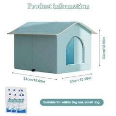 Pet Cooling House Dog Cooling Shelter All Seasons Pet Accessory  Comfortable Kitten Cooler House for Small Large Medium Cat