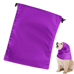 Dog Ear Protection Bathing Cap Pet Ear Protection Bath Wrap Hat Polyester Material Dog Shower Cap For Swimming Daily Bathing And