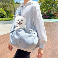 Outdoor Pet Carrier Bag Adjustable Crossbody Shoulder Strap Pet Crossbody Shoulder Bag Portable Pet Bag Pet Carrying Supplies