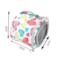 Pet Carrier Convenient Hamster Rabbit Chinchilla Hedgehog Dutch Pig Case Handbag Small Pet Breathable Warm Travel Carrying Bag