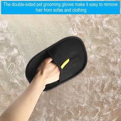 Pet Grooming Gloves Hair Remover Brush For Cats Dogs Remove Sofa Carpet Clothes Go Floating Hair Static Dedusting Cleaner