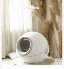 Fully Enclosed Odor-isolating Cat Litter Box Splash-proof Large Cat Toilet Cat Supplies Cat Litter Tray with Shovel