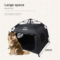 Portable Pet Tent Foldable Pet Playpen for Dogs and Cats Indoors/Outdoors Fully Automatic Waterproof Pet Tent with Carrying Bag