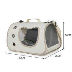 Premium Portable Foldable Breathable Pet Carrier Bag Lightweight for Small Dogs Cats Outdoor Cat Kitten Shoulder Carrying Bag