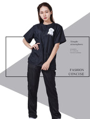 Pet Grooming Work Clothes Long Trousers Cropped Pants Waterproof Shorts Non Hair Stained Hair Salon Barber Shop Uniforms Y0517