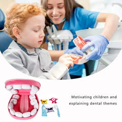 Dentist Toys for Preschool Educational Children Role Play Toys Teeth  Brushing Toys Cute Early Education Cartoon Tooth Brushin