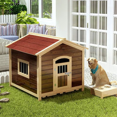 Pet Cages Wooden Outdoor Large Size Dog Houses For Pet Lovers