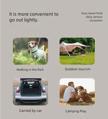 New pet stroller for outdoor use, lightweight and foldable, suitable for medium-sized and small dog and cat households. Outdoor