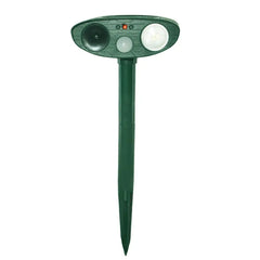 Outdoors Ultrasonic Pet Dog Cat Garden Deterants Upgrade Solar Power Repellers Rechargeable For Animal Dog Raccoon Squirrel Deer