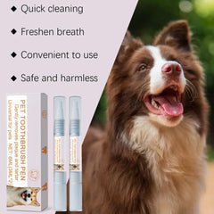 Pet Teeth Cleaning Pen Pet Dental Pen dog Toothbrush Pen Fresh Breath Tooth Whitening Cat Teeth Refreshing Pen pet supplies