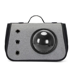 Portable Pet Travel Bag Transparent Foldable Breathable Cat Backpack Lightweight Handheld Tote Carrying Pets Travel Essential