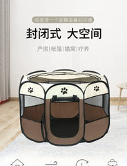 Pet Four Seasons Universal Cat and Dog House Summer Outdoor Breathable Foldable Pet House