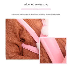 Warm Pet Carrier Bag, Soft, Breathable, Small Dog, Plush, Outdoor, Kangaroo, Parenting Sling, Hands-Free, Puppy Carrying Bag,