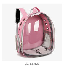 Portable Pet Backpack Outdoor Cat Supplies Transparent Shoulder Bag Pet Bag Breathable Space