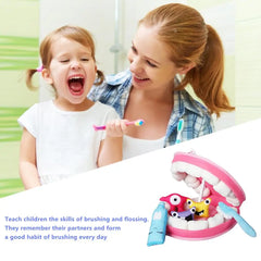 Dentist Toys for Preschool Educational Children Role Play Toys Teeth  Brushing Toys Cute Early Education Cartoon Tooth Brushin