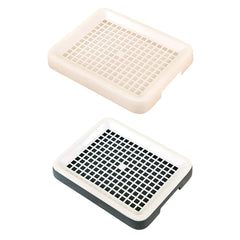 Rabbit Litter Box Removable Cage Potty Box Hollow Design Litter Pan for Pet Supplies Chinchillas Small Animals Rats Guinea Pigs