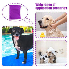 Dog Ear Protection Bathing Cap Pet Ear Protection Bath Wrap Hat Polyester Material Dog Shower Cap For Swimming Daily Bathing And
