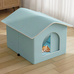 Pet Cooling House Dog Cooling Shelter All Seasons Pet Accessory  Comfortable Kitten Cooler House for Small Large Medium Cat