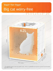 Detached pet drying box Multifunctional cat hair dryer Household water blower for small dogs Large capacity pet drying box