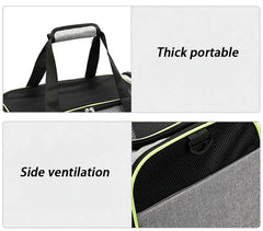 Pet Carriers Bag Portable Breathable Foldable Bag Cat Dog Carrier Bags Outgoing Outdoor Travel Pets Cats Handbag Safety Zippers