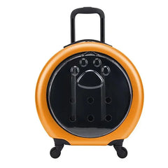 Portable Cat Carrying Bags Large Capacity Pet Carriers Backpack Travel Cats Carry Handbag with Wheel Pets Carriers Trolley Case