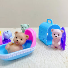 Children's Play House Toys Pet Toys Teddy Bears Pet Bathrooms Family Toys Little Girls Scene Toys Children's Gifts