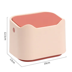 Cat Litter Box Bin Double Layer Cat Excrement Trash Can Fully Enclosed Large Capacity Cat Toilet Bedpan Pet Products Supplies