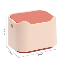 Cat Litter Box Bin Double Layer Cat Excrement Trash Can Fully Enclosed Large Capacity Cat Toilet Bedpan Pet Products Supplies