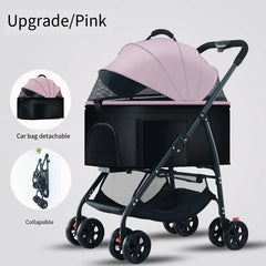 Pet Car Lightweight Foldable Designed Specifically for Walking Dogs Babies and Medium-sized Outdoor Equipment for Dogs and Cats