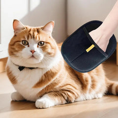 Pet Grooming Gloves Double Sided Pet Brush Gloves Static Dedusting Brush Pet Hair Remover Brush for Small Medium and Large Pets