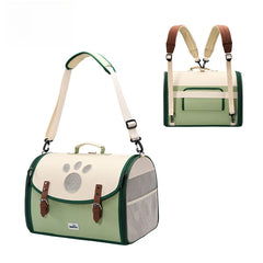 Multifunctional Outdoor Pet Shelter Portable Can Carry Two Shoulders Large Capacity Pet Travel Backpack Pet Products Accessories