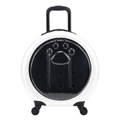 Portable Cat Carrying Bags Large Capacity Pet Carriers Backpack Travel Cats Carry Handbag with Wheel Pets Carriers Trolley Case