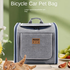 Pet Carrier Backpack Portable Fo Cats & Dogs Bicycle Carrying Cat Bag Dog Bag suitable For Carrying Bicycles And Motorcycles