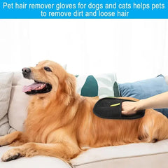 Pet Grooming Gloves Hair Remover Brush For Cats Dogs Remove Sofa Carpet Clothes Go Floating Hair Static Dedusting Cleaner