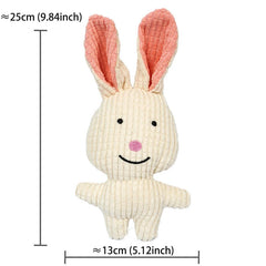 Cute Dog Plush Toys Teething Chew Squeak Dog Toys For Small Medium Breed Cat Bite Resistant Squeaky Juguetes Para Perros Cat Toy
