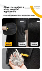Pet Grooming Gloves Dog Grooming Equipment Anti-static Pet Hair Removal Brushes for Cats and Dogs on Clothes Sofas Carpets Etc.