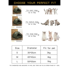 Pet Nest Tent Semi Closed Foldable Outdoor Pet Supplies Breathable Tent Pet Summer Cooling Warm Pads Pet Decoration Supplies