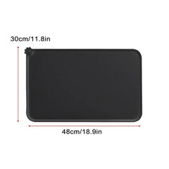 Pet Supplies Silicone Dog Bowl Mat with High Lips Non-Stick Waterproof Food Feeding Pad Puppy Feeder Tray Water Cushion Placemat