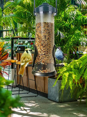 Wild Bird Seed Feeder Multiple Holes Bird Feeder Pet Bird Feeder Hanging Garden Paddock Bird Feeding Tool Outdoor Decoration