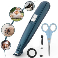 Pet Grooming Kit Dog Cat Paw Hair Clipper Trimmer LED Professional Dog Shaver Cutters Nail Grinding Machine Tools Supplies 2021