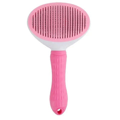 Dog Grooming Brush with Easy Clean Button, Pet Massage Comb for Effective Detangling and Hair Removal, Suitable for Dogs