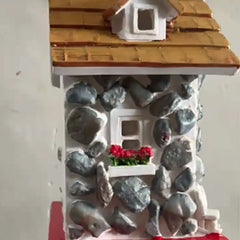 Pet Supplies Resin Bird House Durable Exquisite Bird Feeder Hanging Garden Bird Villas Wild Pigeons