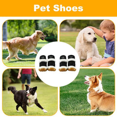 Small Dog Shoes Breathable Dog Mesh Shoes Paws Protectors Adjustable Sandals Anti-Slip Pet Apparel For Hot Days