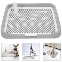 Litter Box For Small Large Dogs Pet Toilet Indoor Training Puppy Pee Pad Holder Clean Balcony Dog Potty Tray With Grid